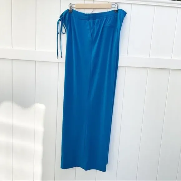 New York & co Women’s Pants Size XL Blue Stretch Knit Polyester Spandex - Picture 5 of 15